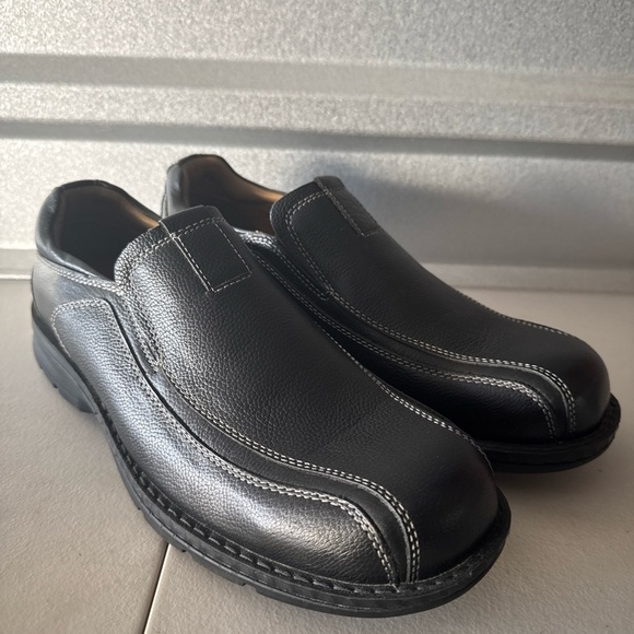 Dockers Agent Mens Loafers Leather Dress Casual Shoes Brown Size 10M